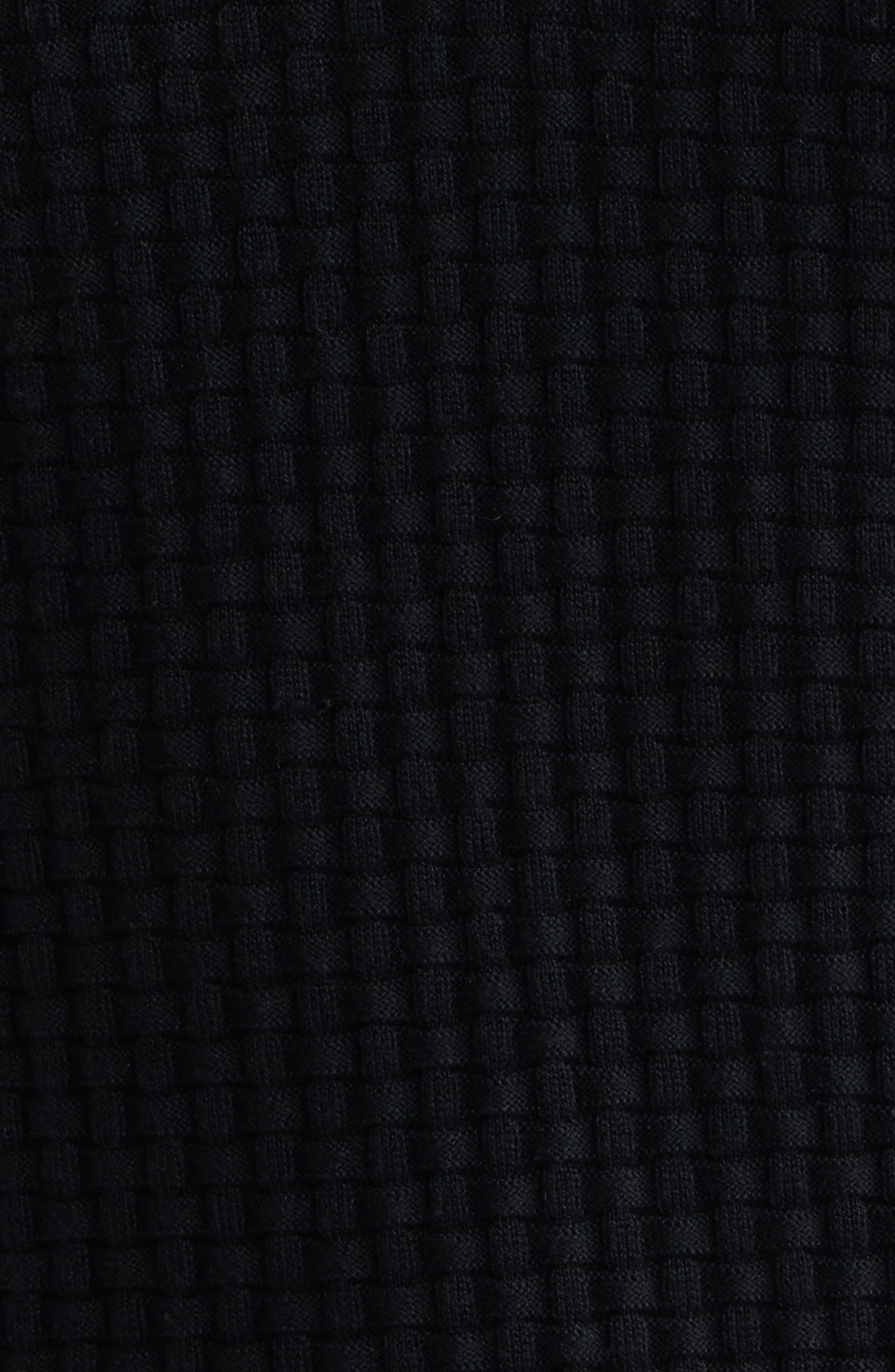 Мужские свитеры Bugatchi Basket Stitch Cotton Blend Polo Sweater — фото 5