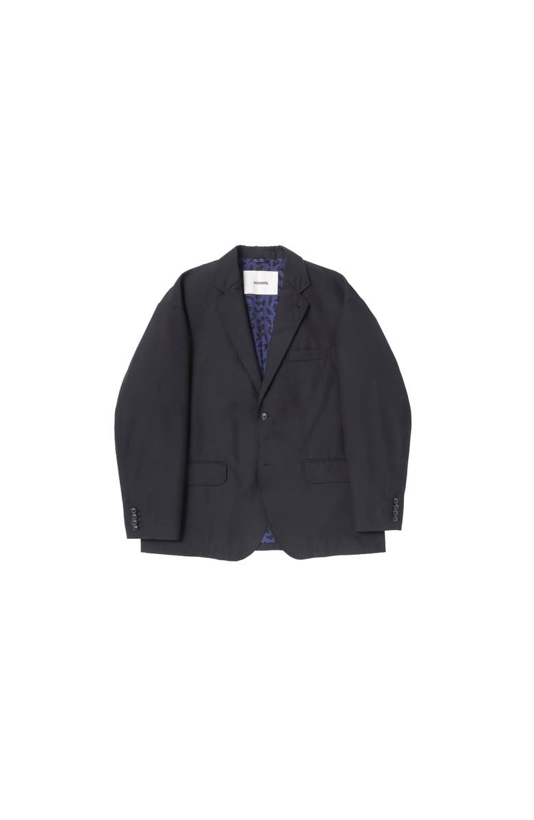 vowels Suit Jacket, Main, color, Black