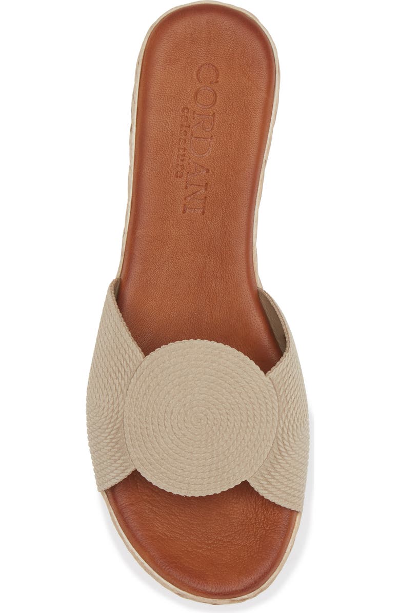 Cordani Britta Espadrille Platform Wedge Slide Sandal, Alternate, color,