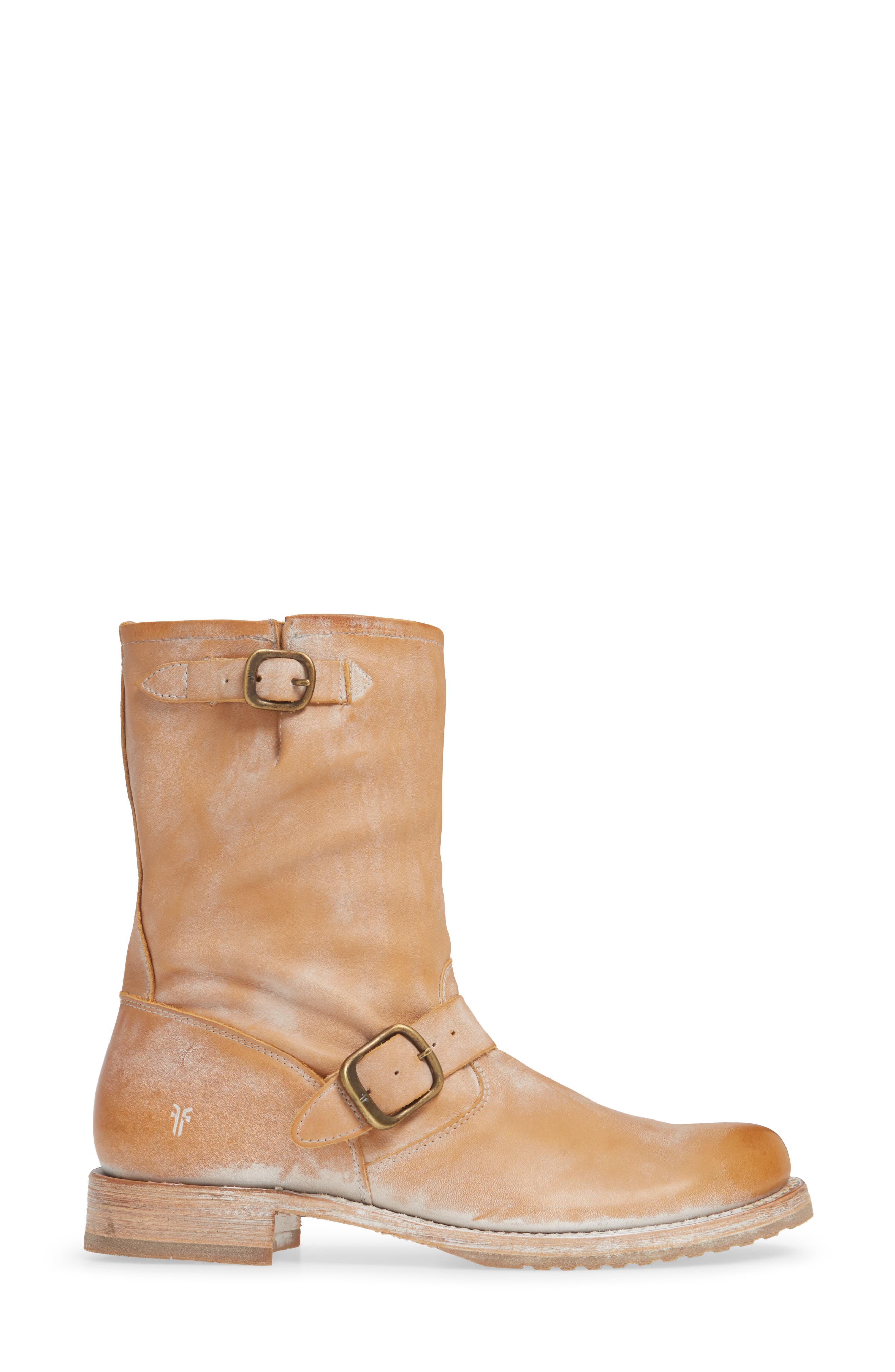 Veronica Short Slouchy Boot, Alternate, color, TAN LEATHER