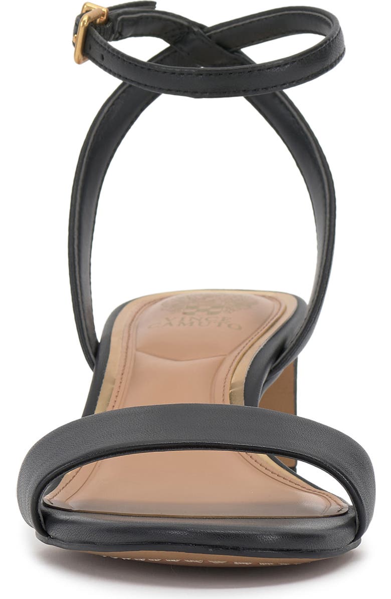 Vince Camuto Lilla Ankle Strap Sandal, Alternate, color, Black