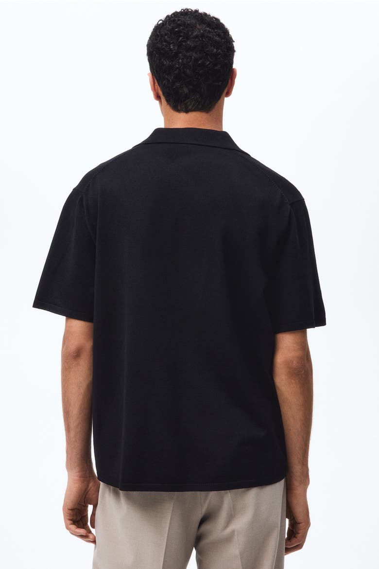 Relaxed Fit Polo Shirt, Alternate, color, Black