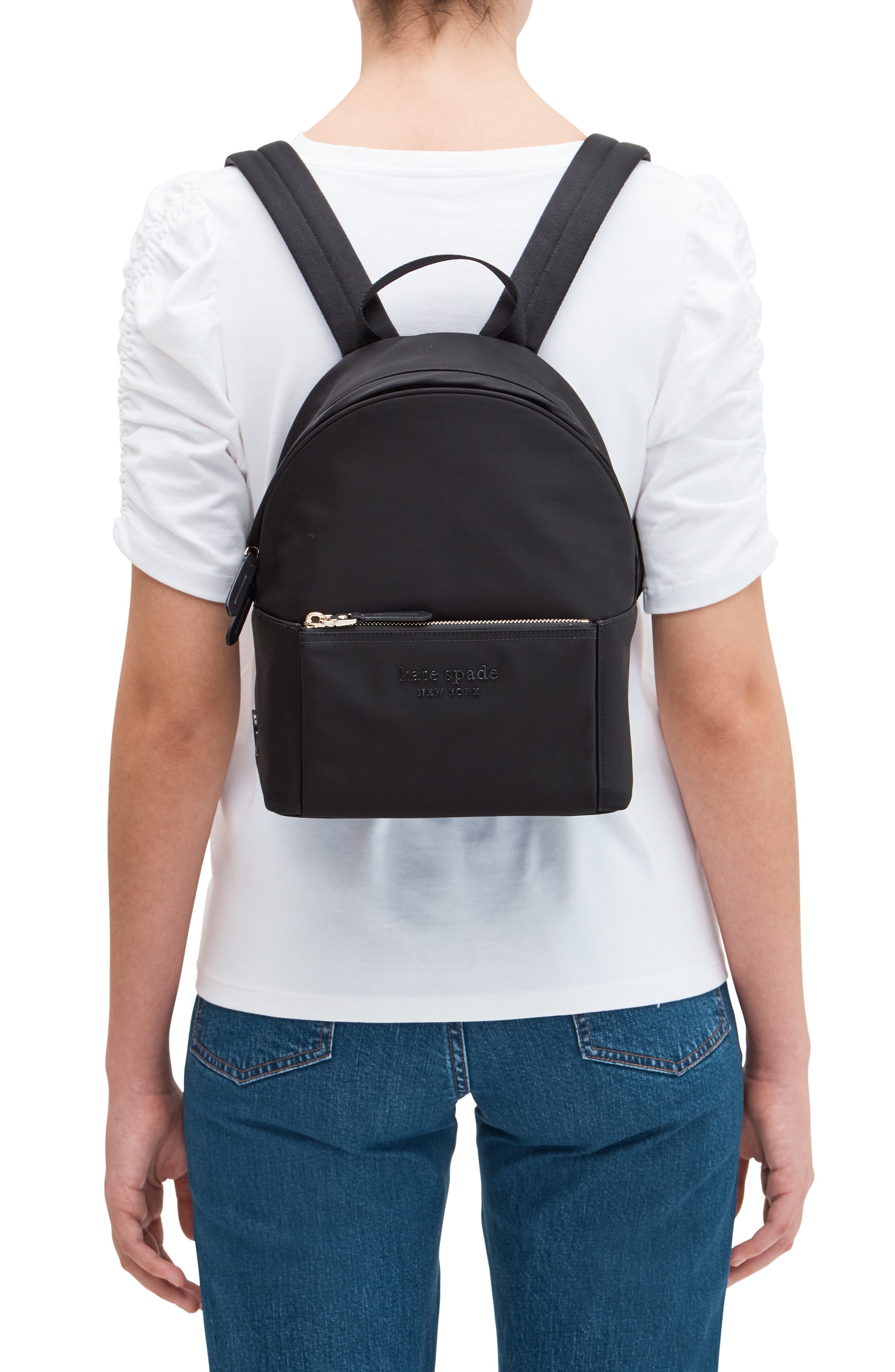 Kate Spade New York medium the city nylon backpack, Alternate, color, 