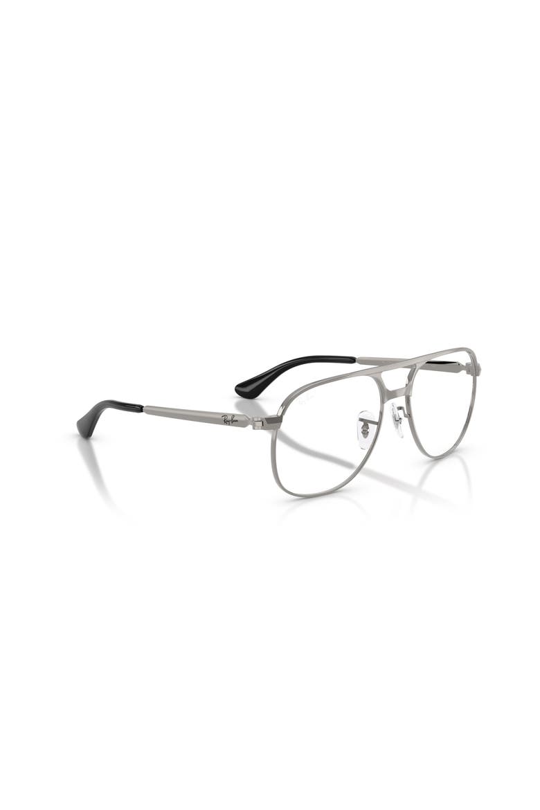 54mm Square optical glasses, Alternate, color, Grey