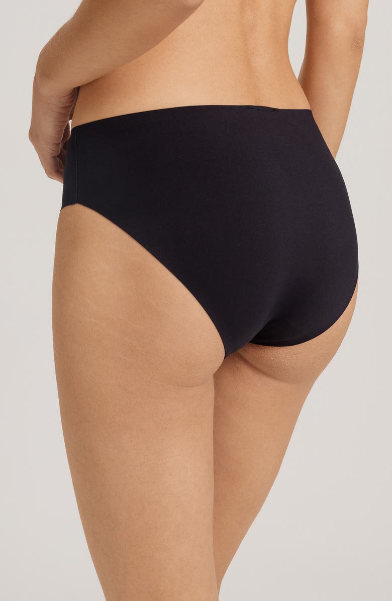 Hanro Invisible Touch High Cut Briefs, Alternate, color, Black