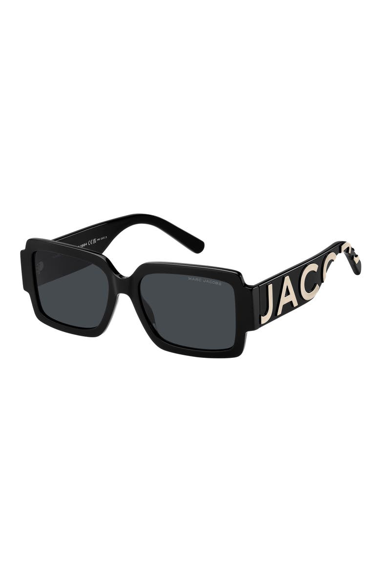 55mm Gradient Rectangular Sunglasses, Alternate, color, 080S-2K