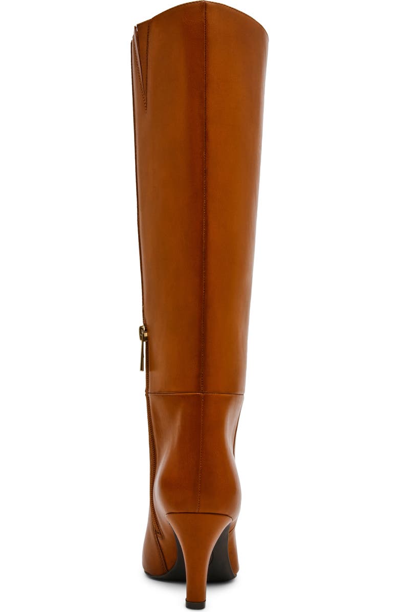 Anne Klein Arcadia Knee High Boot, Alternate, color, Cognac Smooth