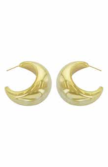 Panacea Tapered Hoop Earrings