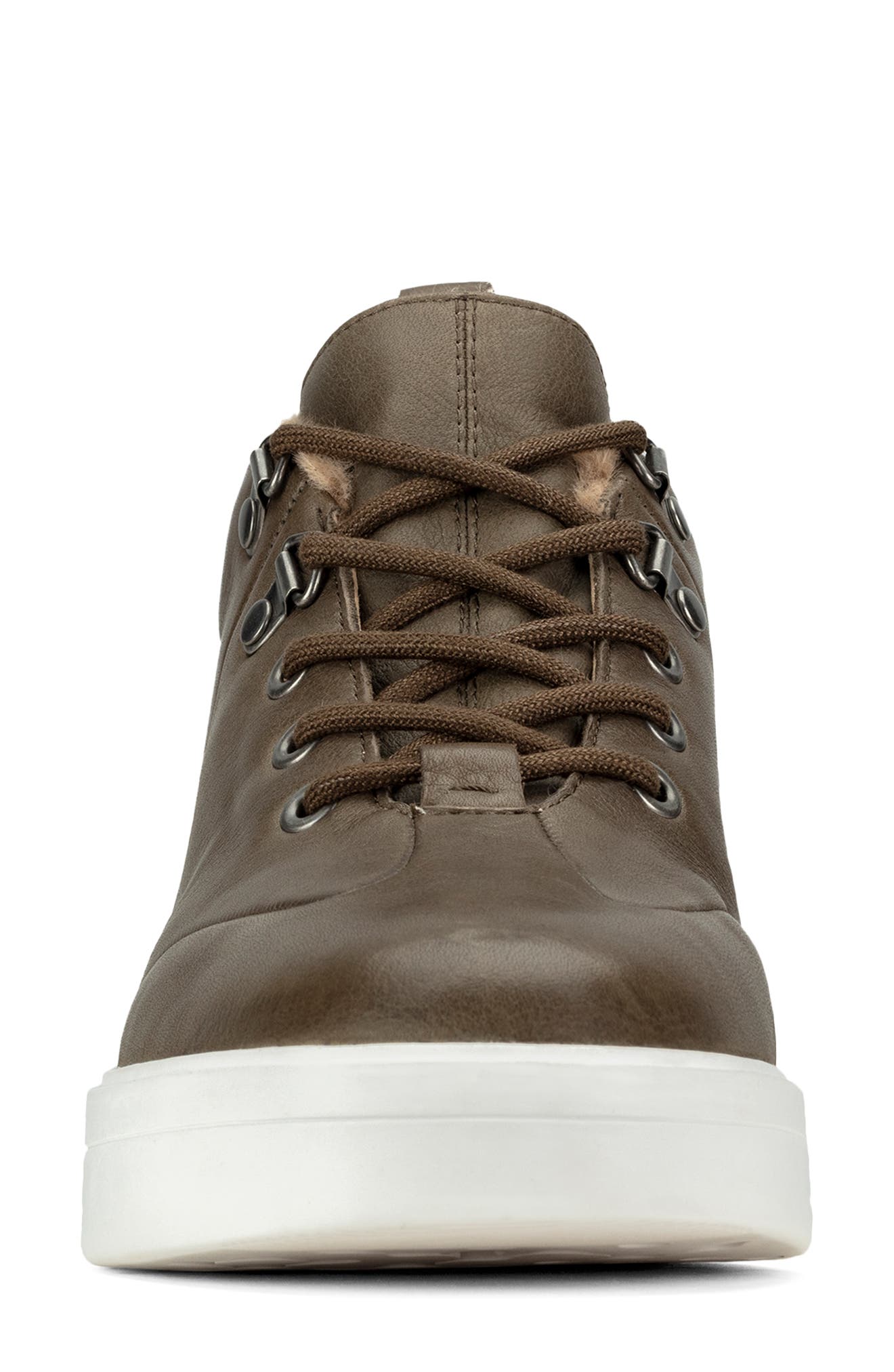 Hero Hiker Sneaker, Alternate, color, ARMY LEATHER