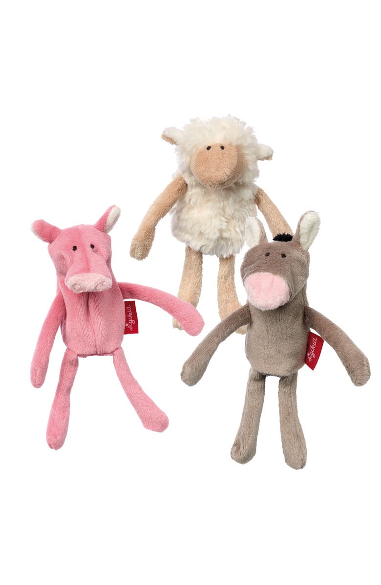 sigikid Finger Puppet Set Farm, Alternate, color, Multicolored