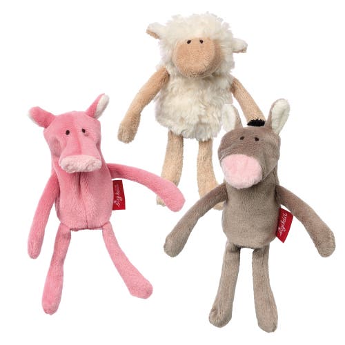 Sigikid Finger Puppet Set Farm In Multicolored