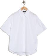 rag & bone Ella Eyelet Short Sleeve Button-Up Shirt