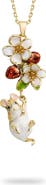 Bill Skinner Studio Strawberry & Hanging Mouse Pendant