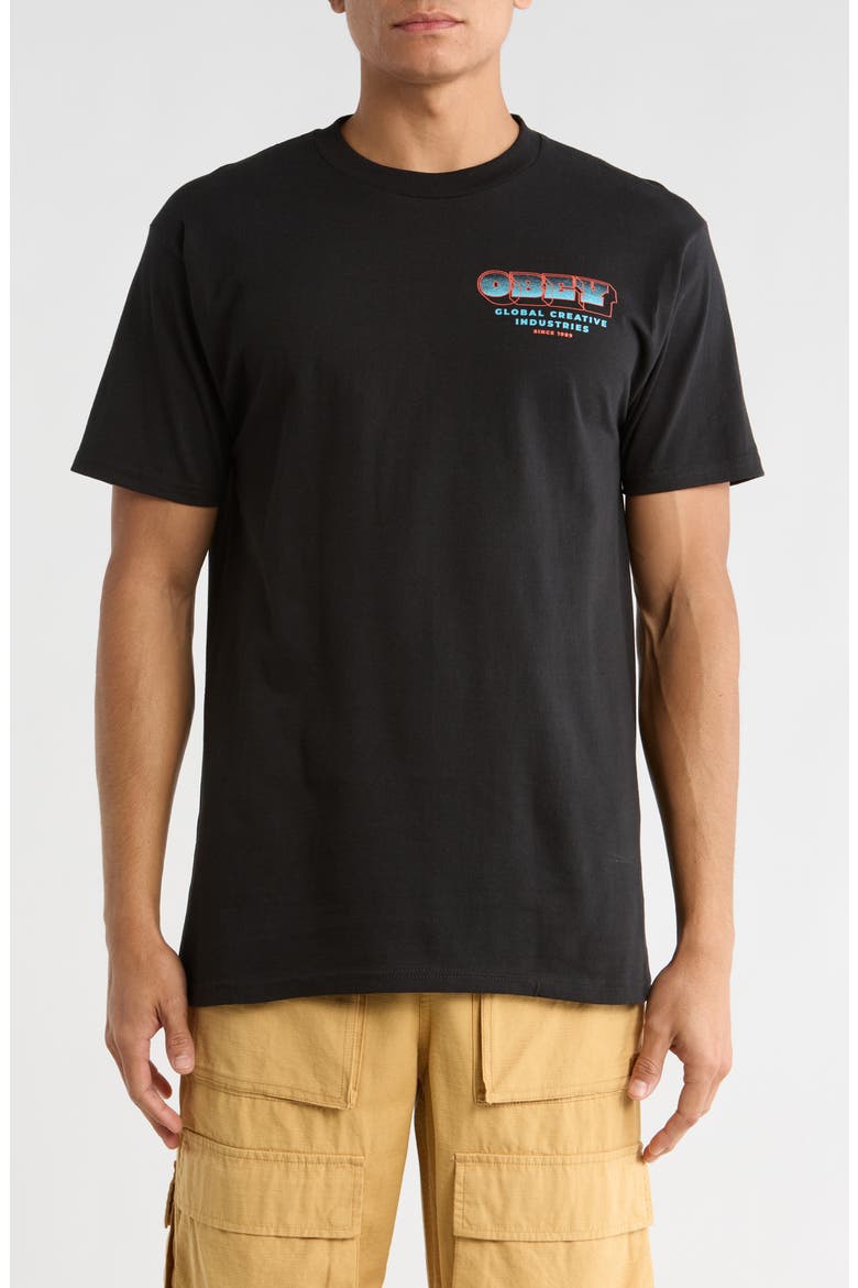 Measure Twice Graphic T-Shirt, Main, color, BLACK
