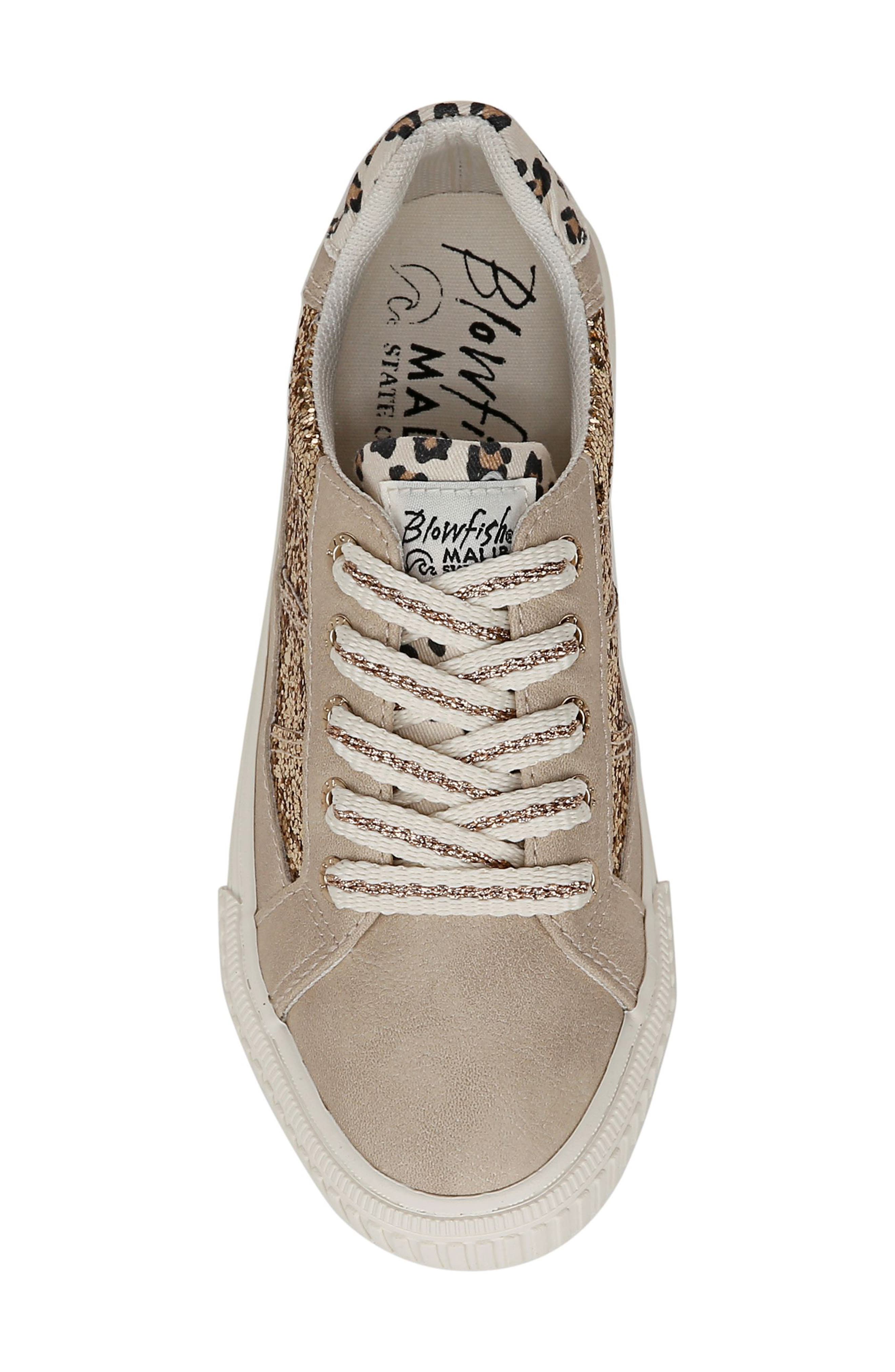 Blowfish Malibu Kids' Amaze Glitter Sneaker, Alternate, color, Gold Multi