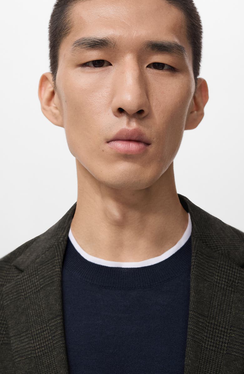 MANGO Slim Fit Blazer, Alternate, color, Khaki Green