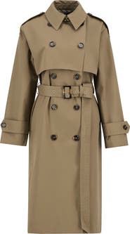 Barbour Aoife Belted Water Resistant Trench Coat