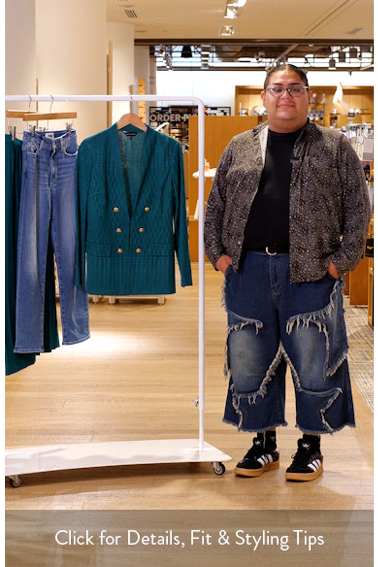 Tonal Multistitch Knit Jacket video