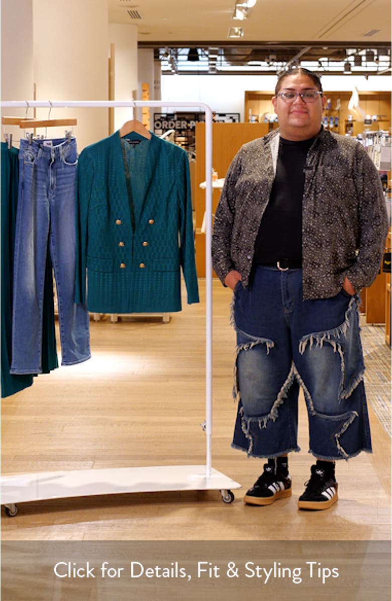 Tonal Multistitch Knit Jacket, sales video thumbnail