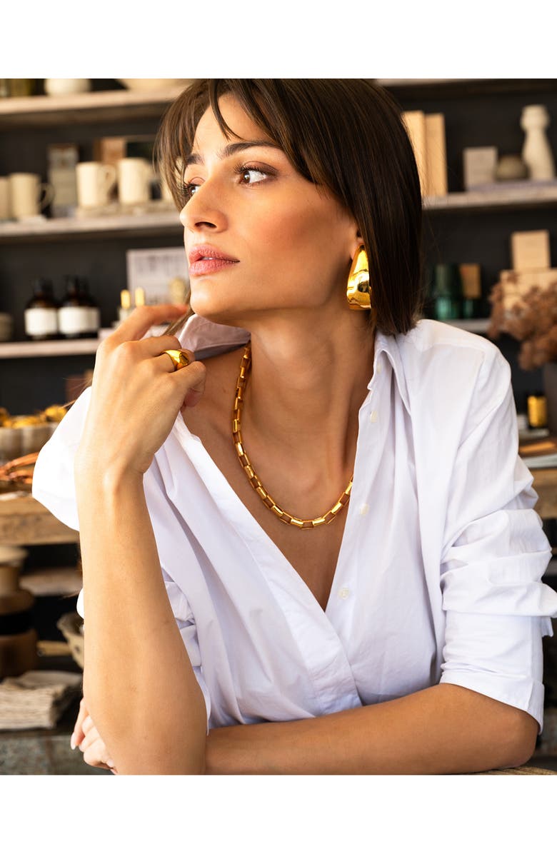 CHRISTINA CARUSO Box Link Necklace, Alternate, color,