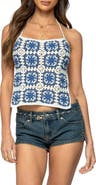 EDIKTED Naia Crochet Top