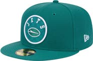 New Era Men's New Era Green New York Jets Checkered 59FIFTY Fitted Hat