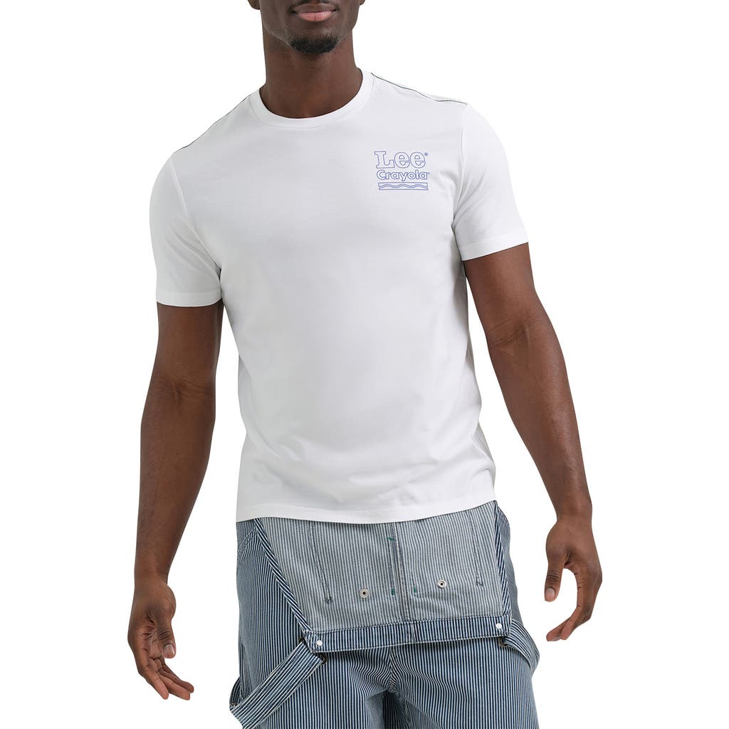 Lee X Crayola Buddy Graphic T-shirt In White