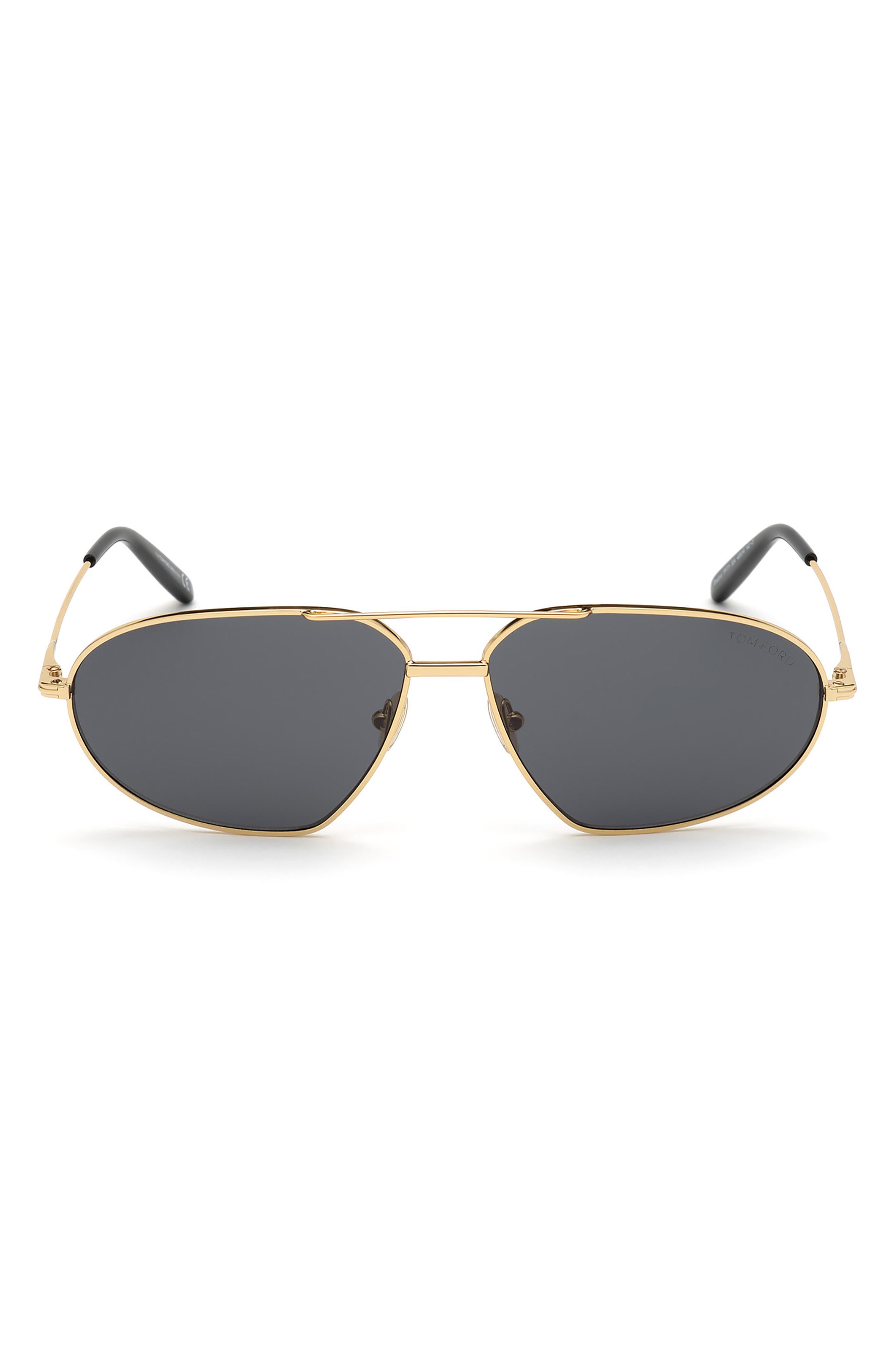 TOM FORD Bradford 63mm Oversize Pilot Sunglasses (Men) | Nordstrom