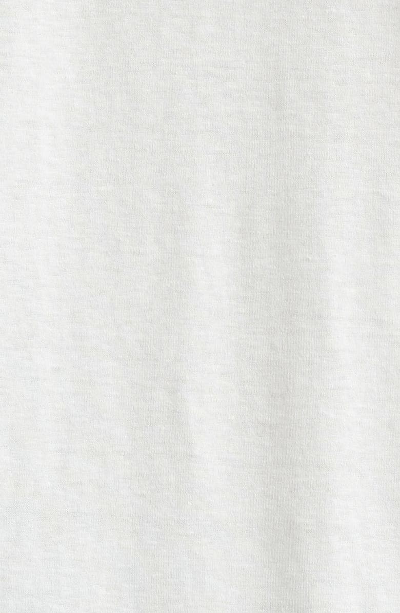 Brunello Cucinelli Contrast Trim Linen & Cotton Polo, Alternate, color,