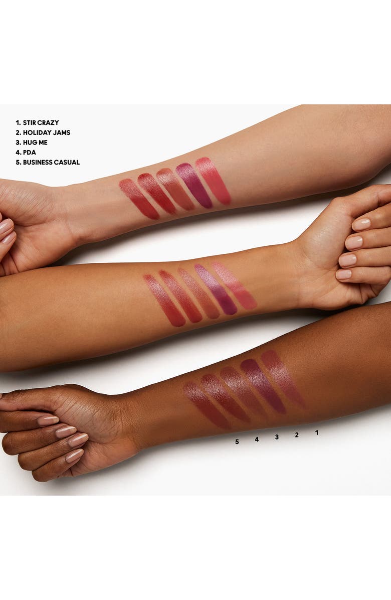 MAC Cosmetics Frostbitten Kiss Full-Size Lustreglass Lipstick Set $130 Value, Alternate, color, 