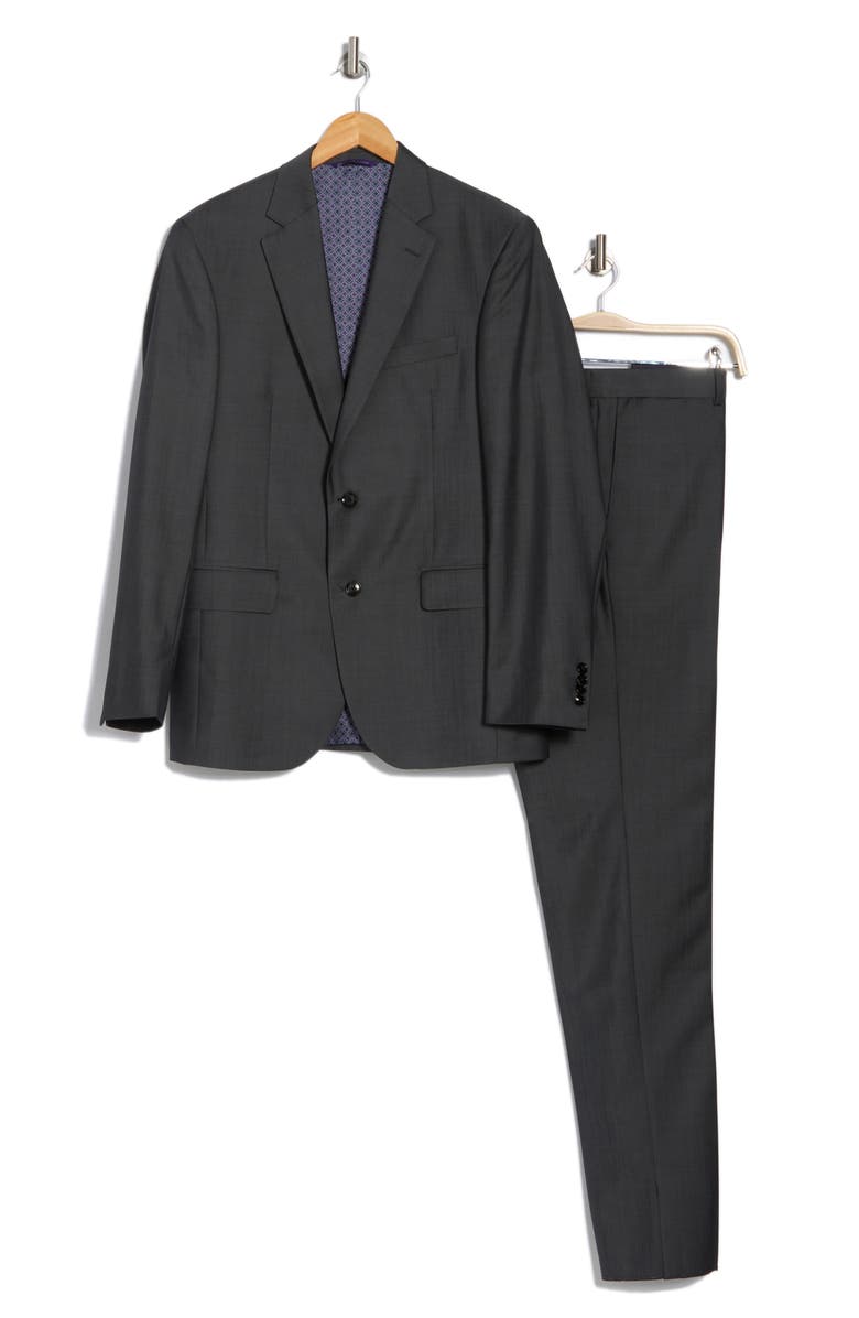 Ted Baker London Plain Jarrow Slim Fit Wool & Mohair Suit, Alternate, color, 