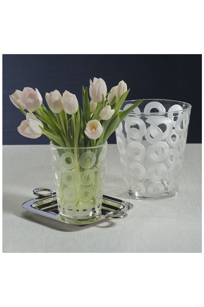 Deuville Glass Vase, Alternate, color, CLEAR