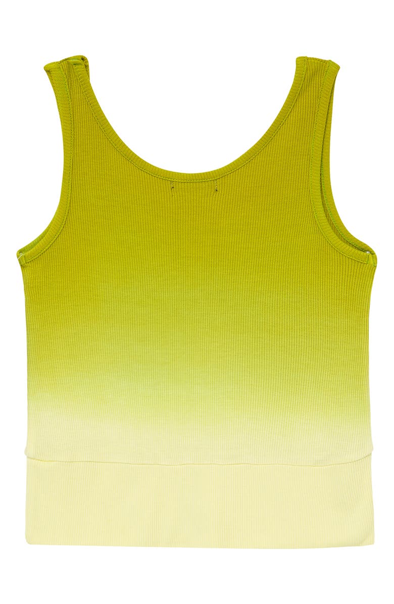 Truce Kids' Dip Dye Crop Rib Tank, Alternate, color, 
