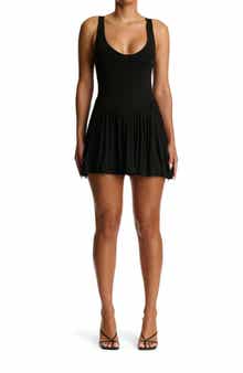 Naked Wardrobe Smooth Bubble Hem Minidress