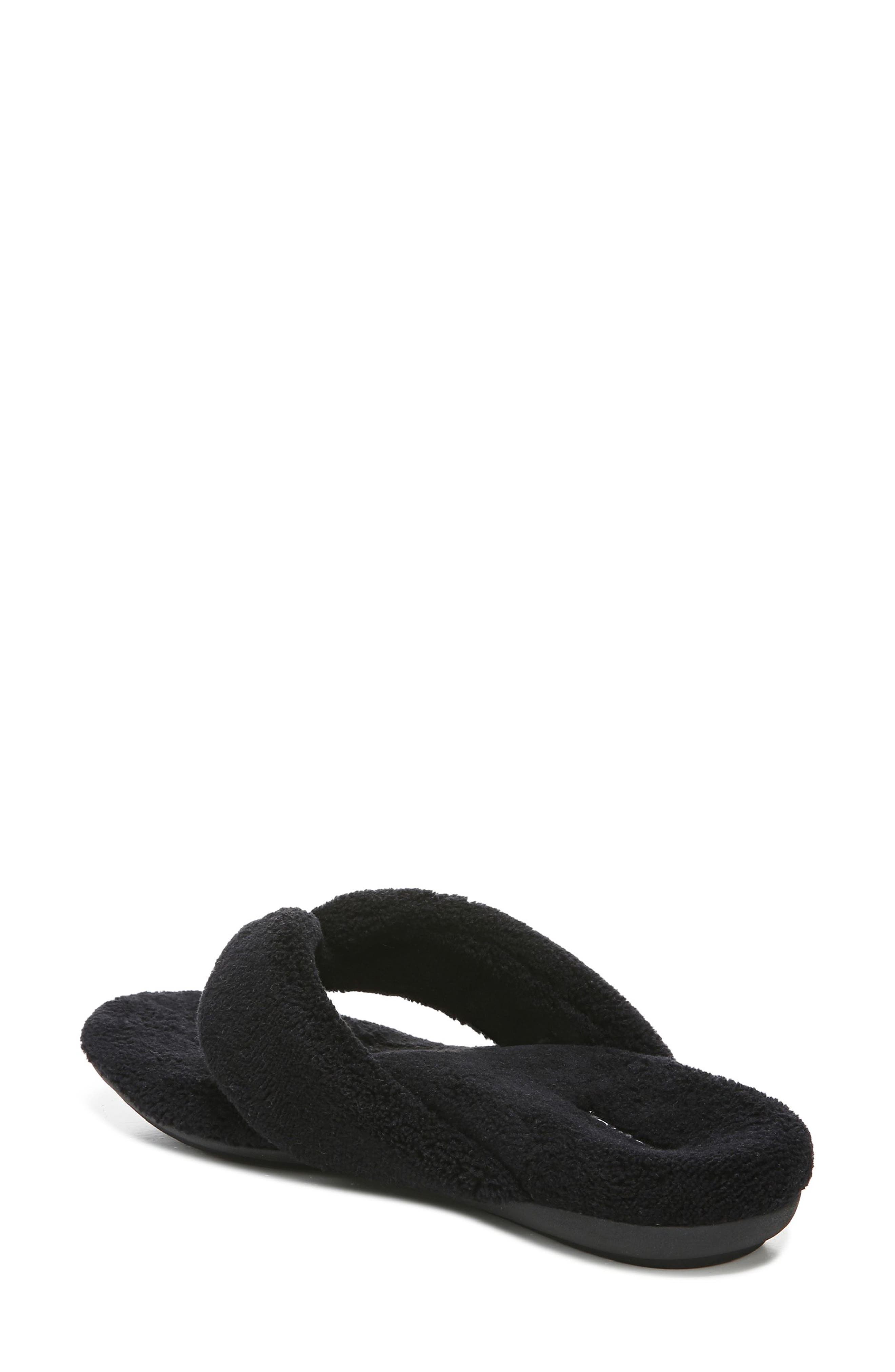Vionic Lydia Faux Fur Flip Flop, Alternate, color, 