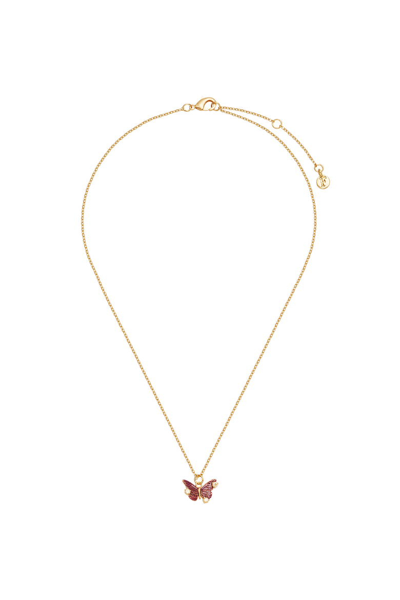 Hera Butterfly Necklace, Alternate, color, Gold