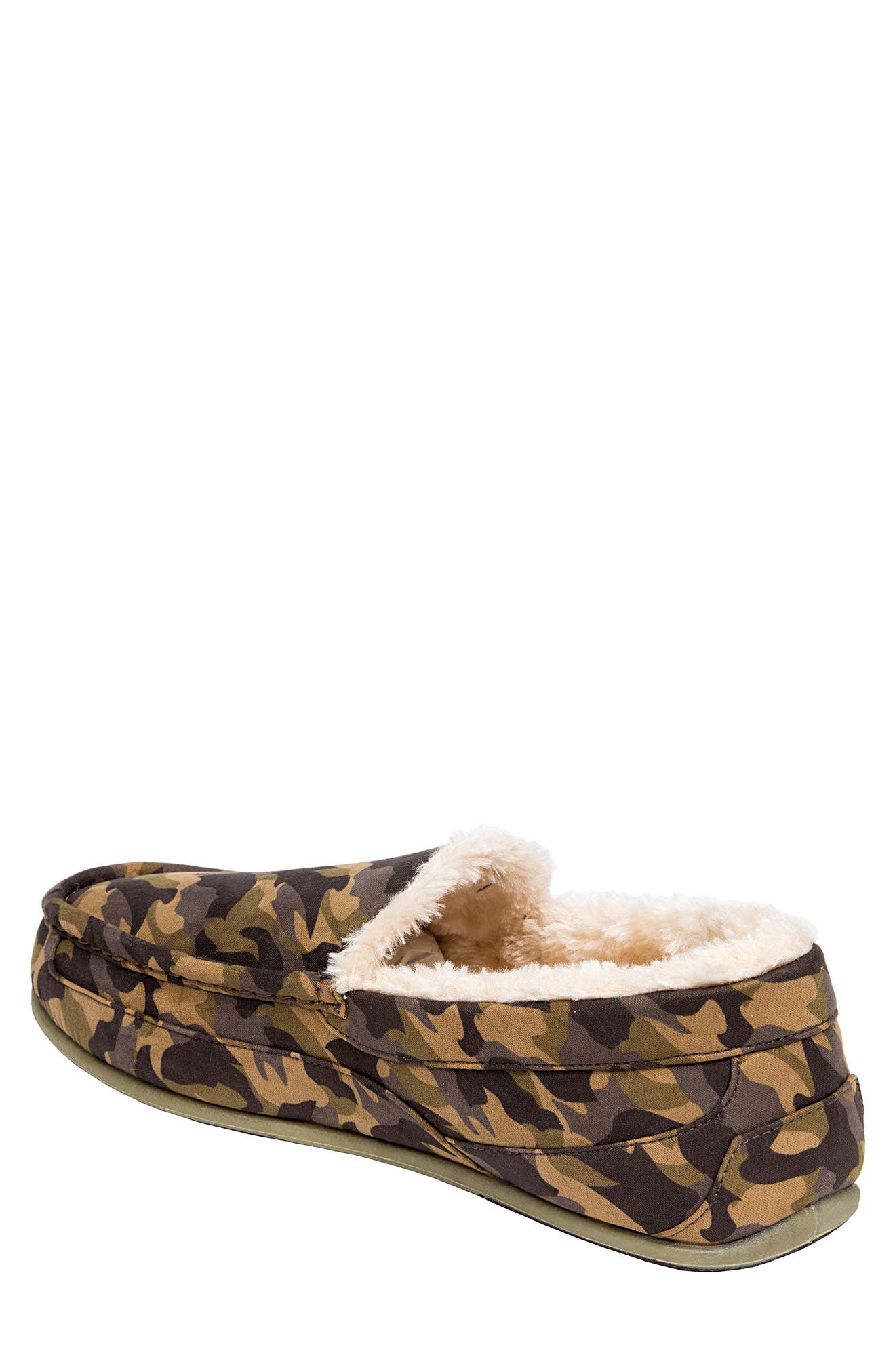 Spun Slipper, Alternate, color, BROWN/ BROWN CAMO