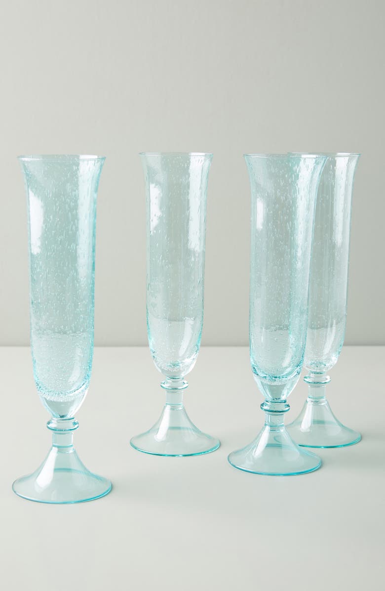 Anthropologie Home Anthropologie Carra Glass Flute, Alternate, color,