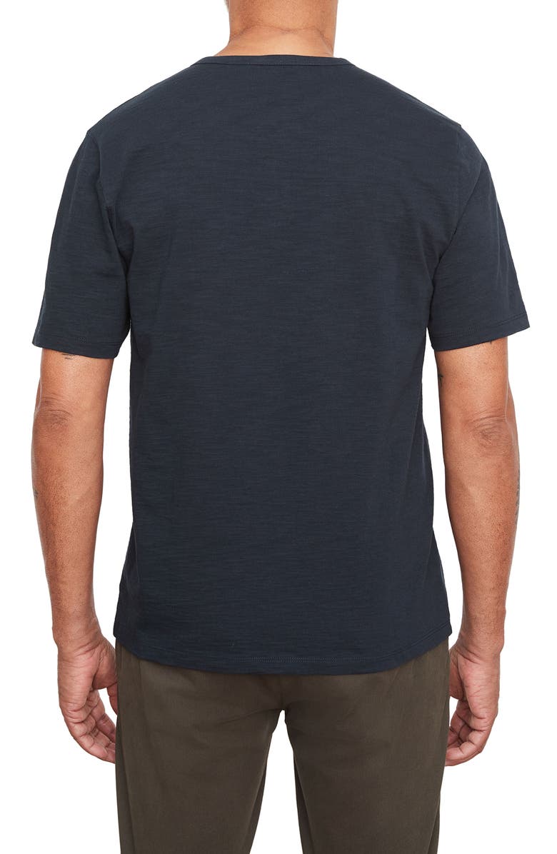 Vince Slub Split Neck T-Shirt, Alternate, color, Coastal