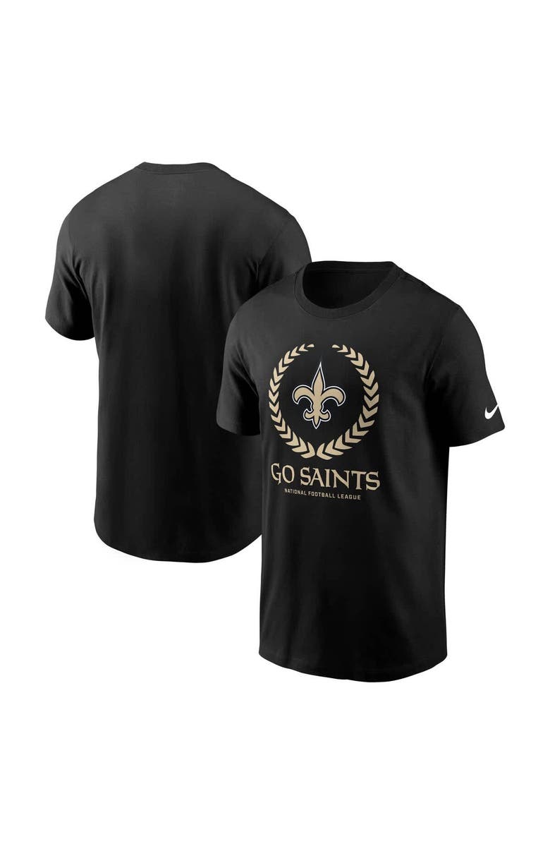 Nike Men's Nike Black New Orleans Saints Primetime Local Essential T-Shirt, Main, color, Black