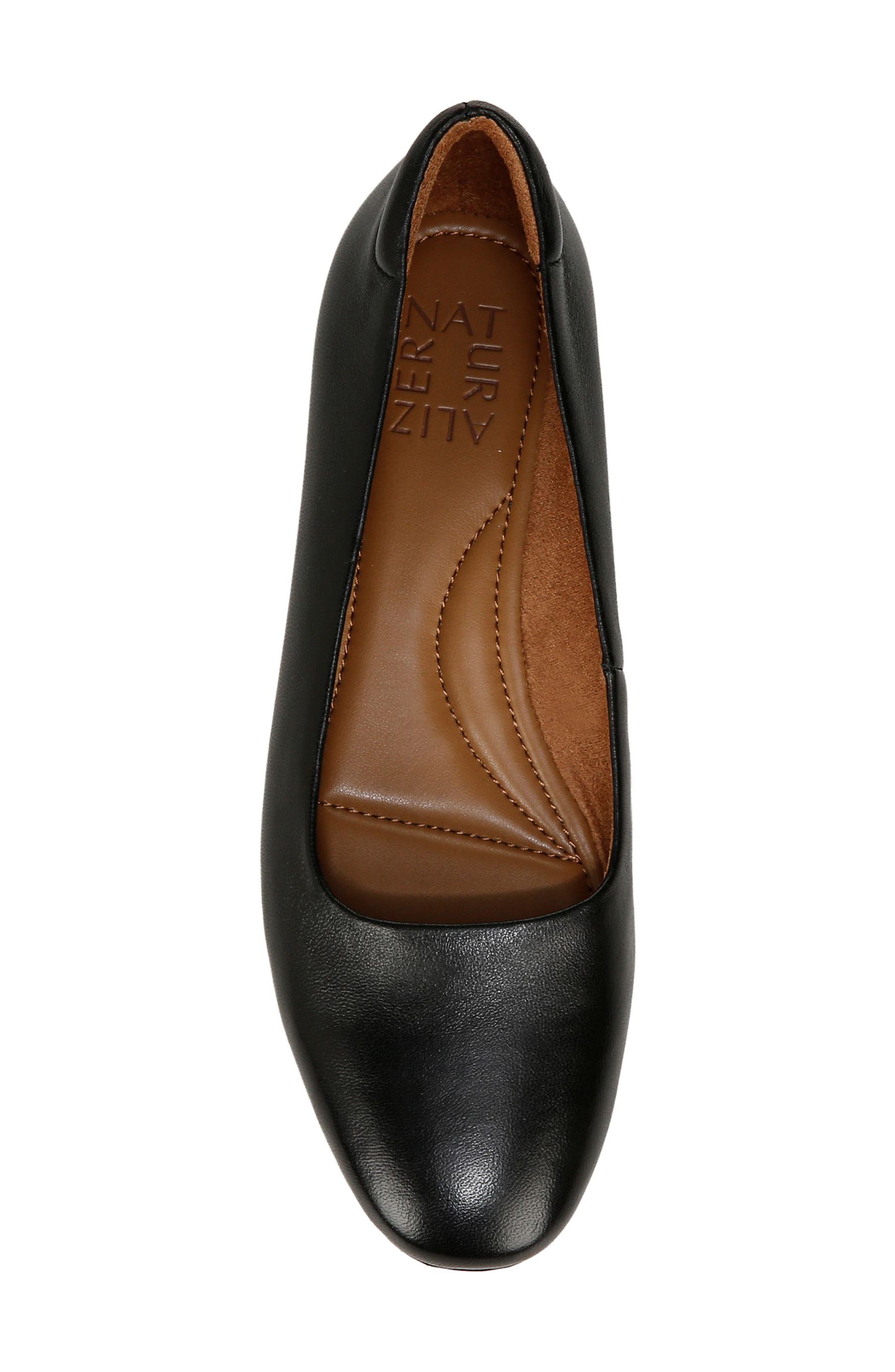 Naturalizer Kelly Ballet Flat, Alternate, color, Black Leather