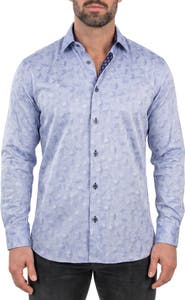 Maceoo Fibonacci Contemporary Fit Button-Up Shirt