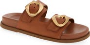 Schutz Olga Buckle Sporty Slide Sandal