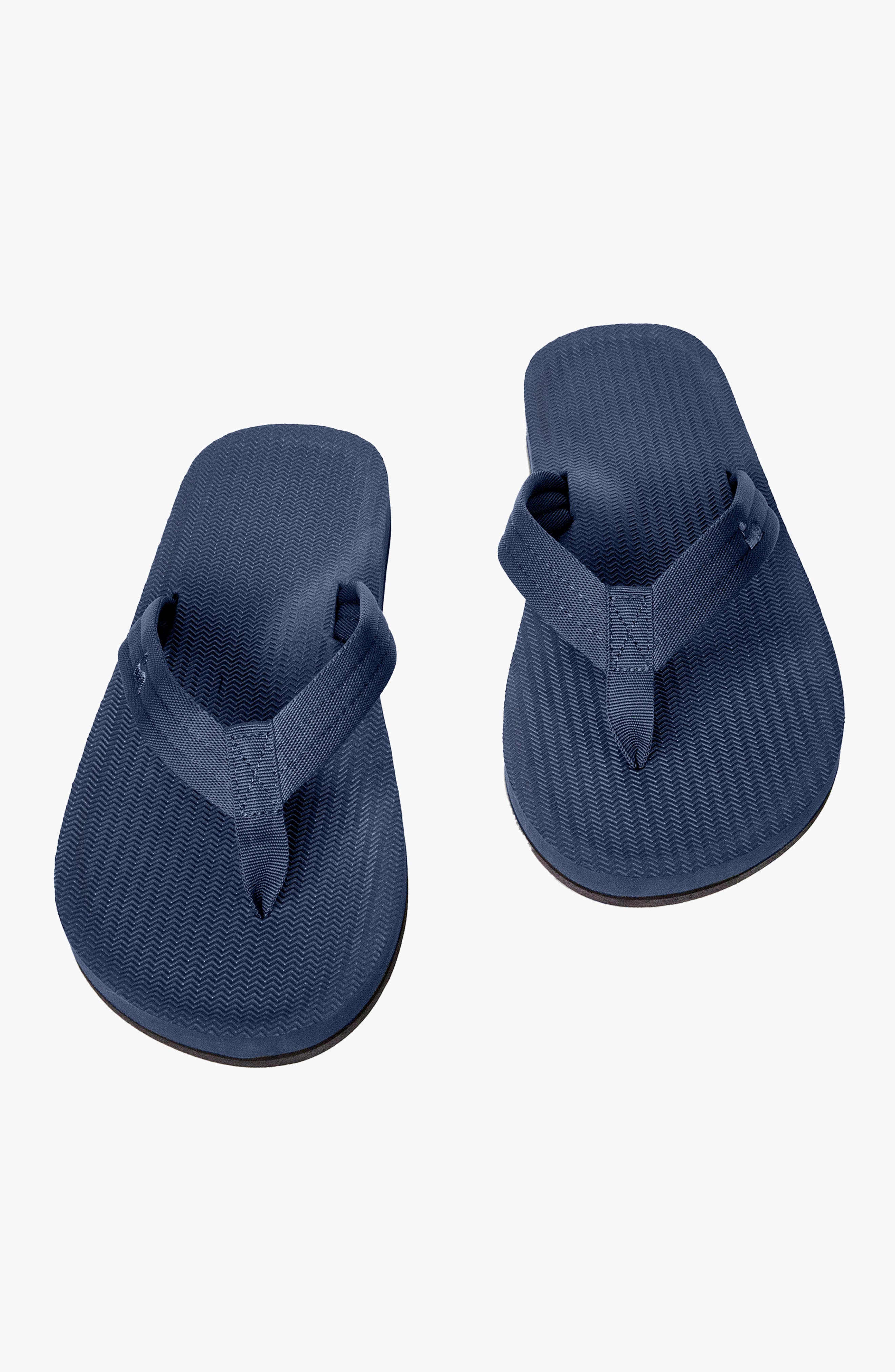 Responsibly-Made Tire Sole Easy Living Flip Flops, Alternate, color, Shore