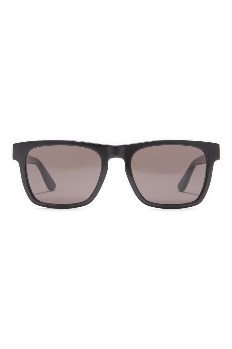 53mm Best Square Sunglasses, Main, color, BLACK BLACK BLACK