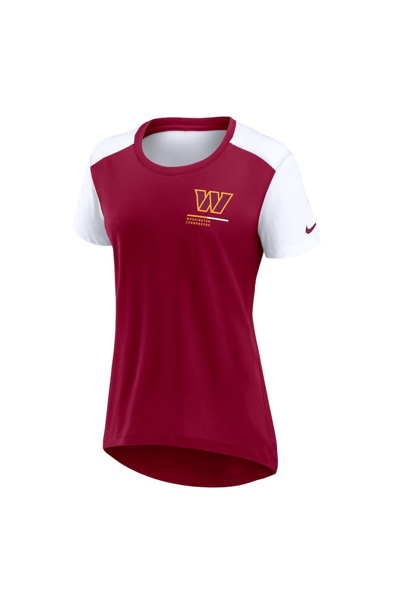 Nike Women's Nike Burgundy Washington Commanders Performance Fashion T-Shirt, Alternate, color, Burgundy