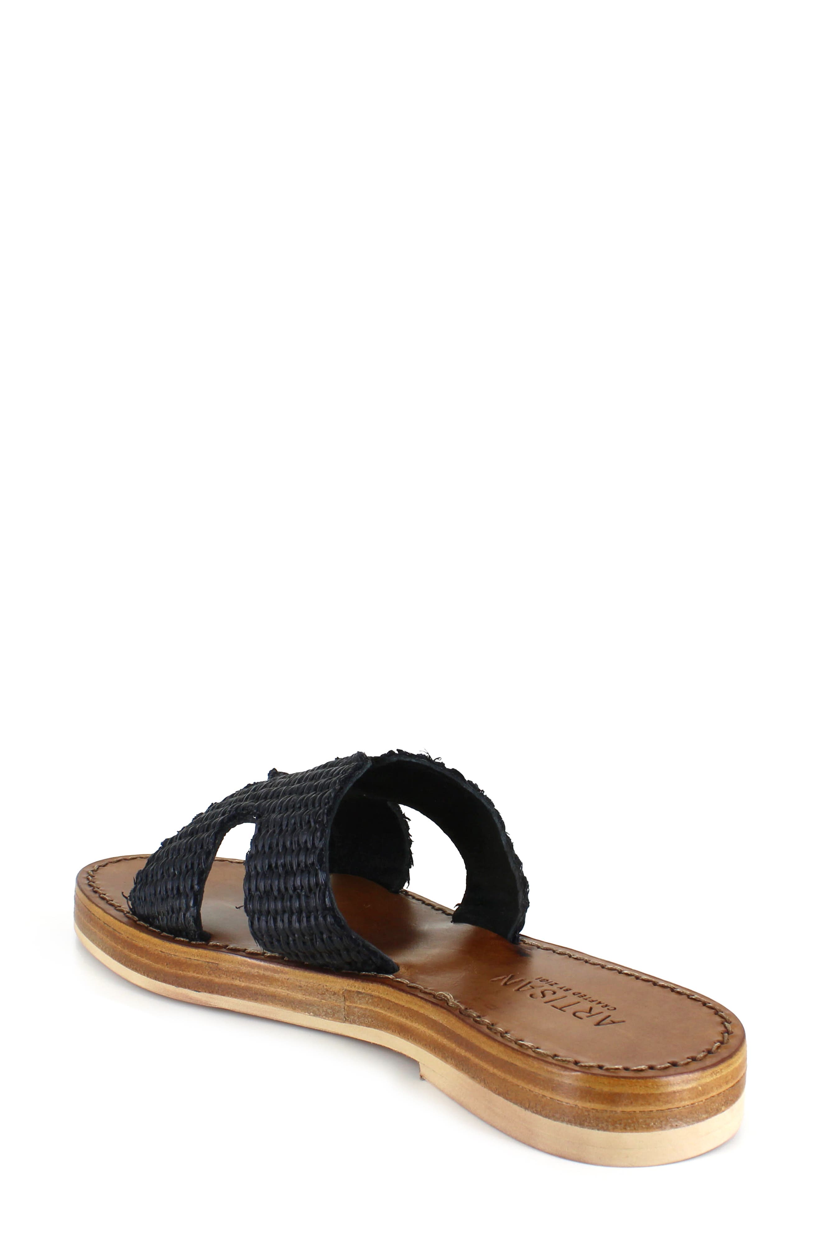 Artisan Crafted By Zigi Kolinna Slide Sandal, Alternate, color, Black