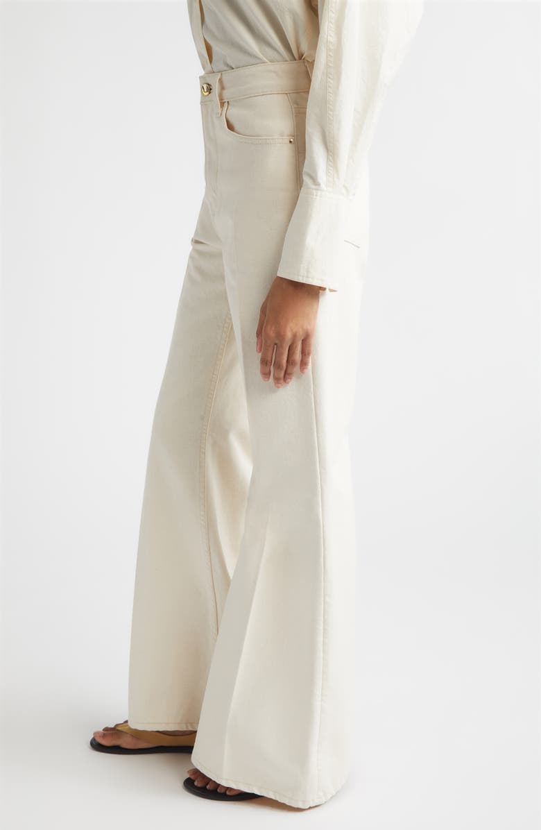 OSSOU Trace Flare Leg Jeans, Alternate, color, Buff Wash