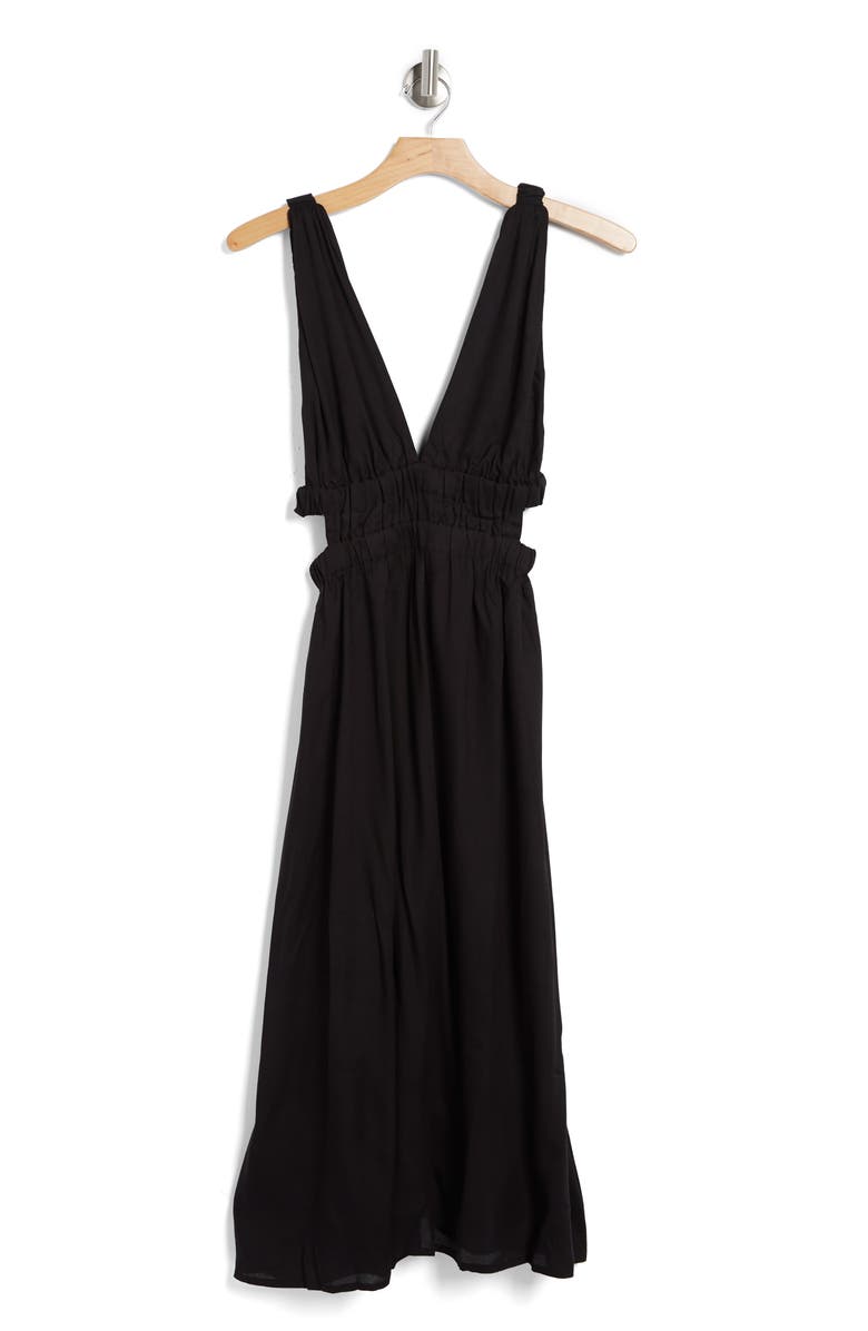 BOHO ME Smocked Side Cutout Dress, Alternate, color, 