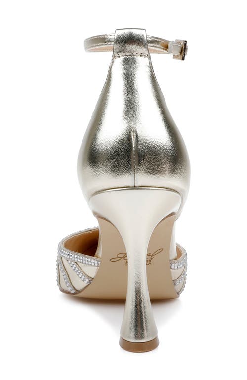 Jewel Badgley Mischka Faithlyn T-strap Pointed Toe Pump